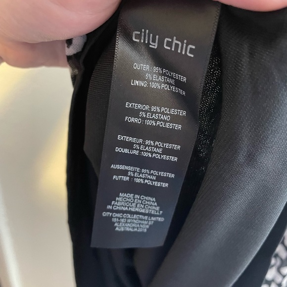 City Chic Plus Size Endearment Animal Print Dress - Picture 9 of 10